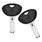 2 x Motorcycle Empty Key Blades for BMW F650 F800 S1000RR (2000-2023)