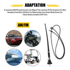 Waterproof Car Radio Antenna for ATV UTV Motorcycle Truck Yacht
