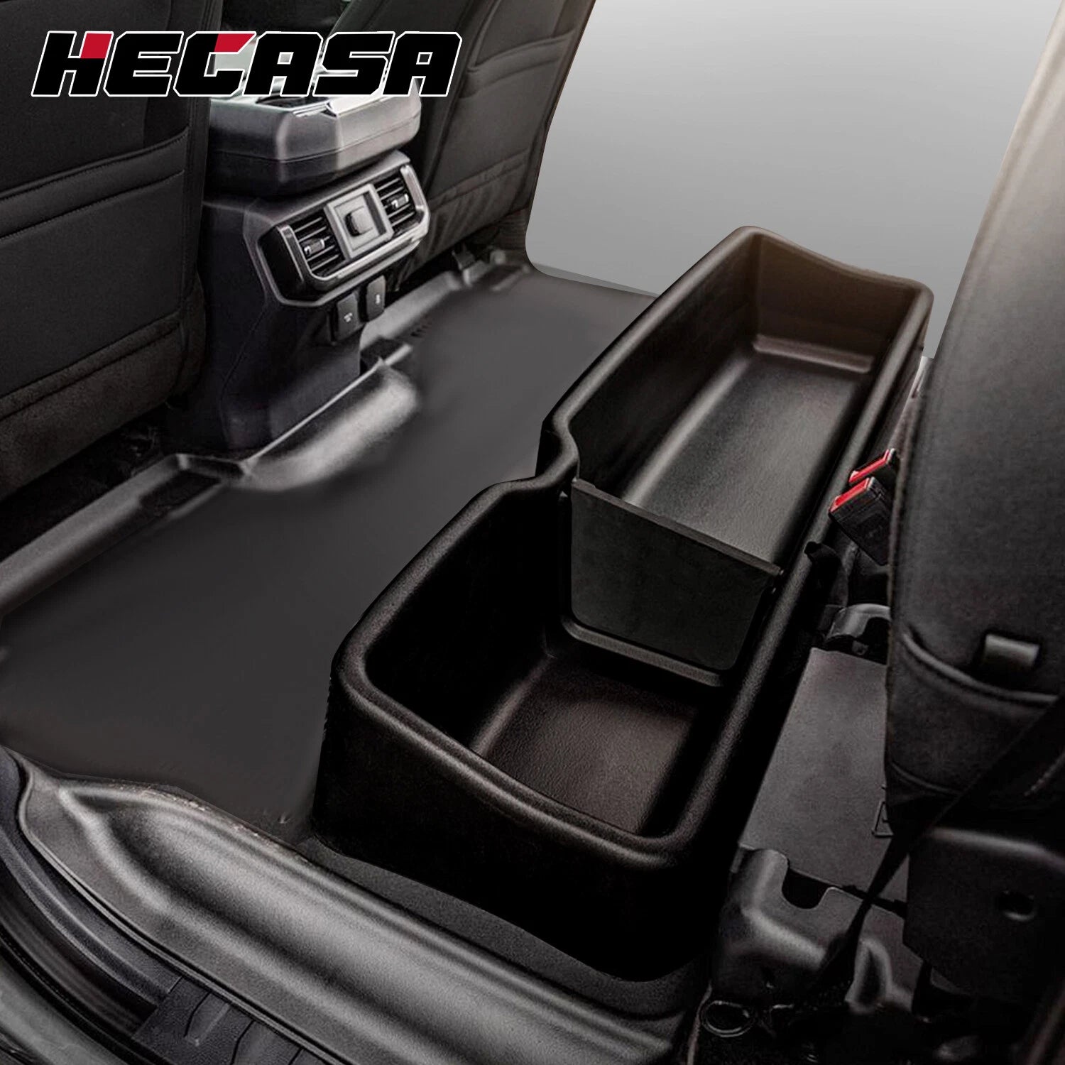 Under Seat Storage Box for Ford F-150 Super Crew Cab (2015–2025) 09281