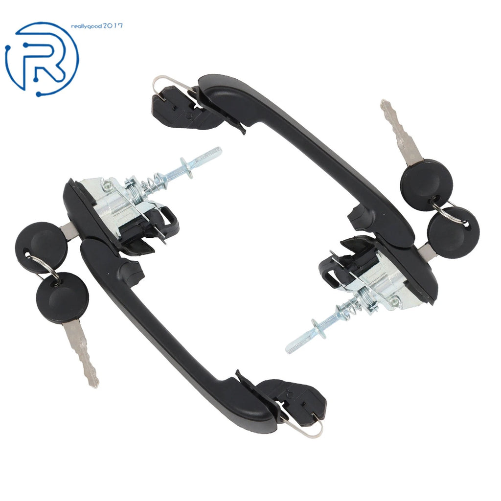 Set of 2 Front Left & Right Door Handles for VW Jetta Golf (1993-1999)