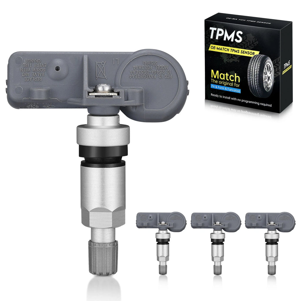TPMS Sensor Direct Fit for GMC Sierra 5.3L (2007–2017) (Set of 4)