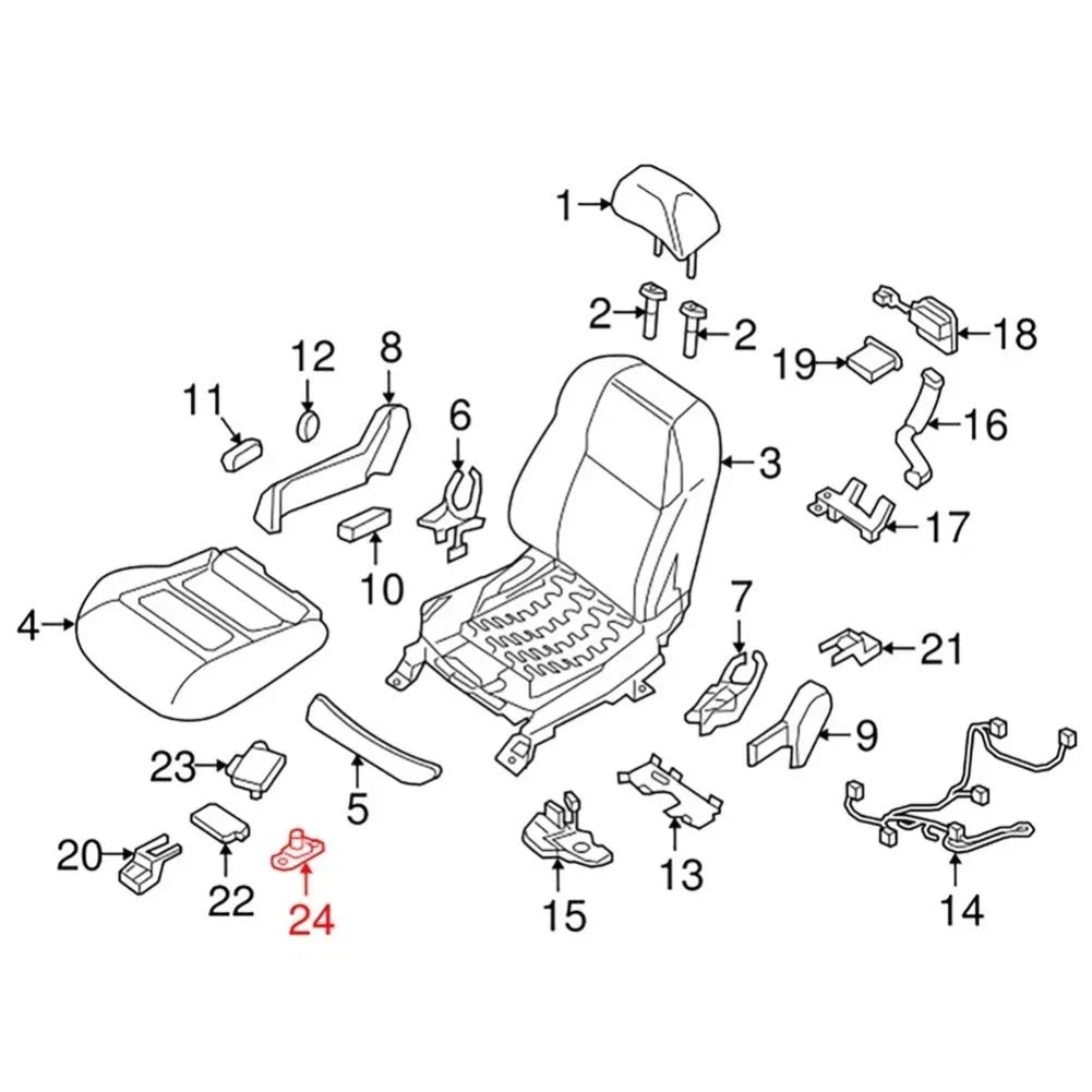 Seating Occupant Sensor for Nissan Altima Rogue Sentra
