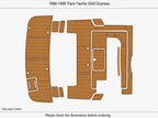 EVA Pads Flooring Mat for Tiara Yachts 3500 Express (1996)