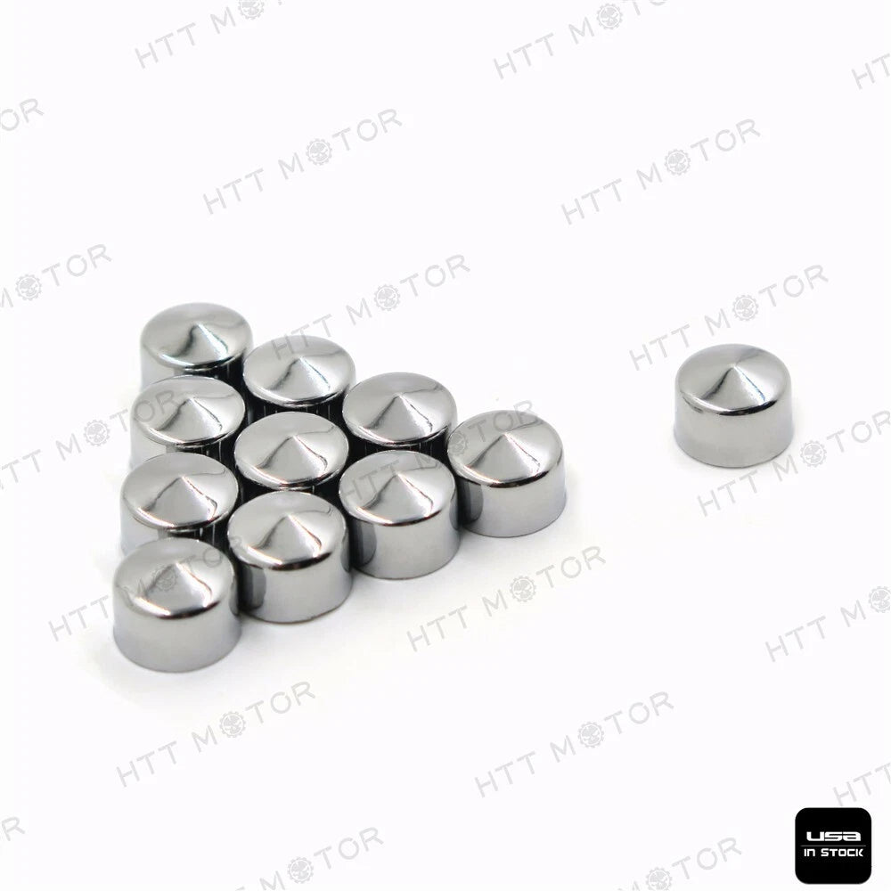 11 Piece Chrome Cap Dress Kit for Harley Touring Models (1999–2006)