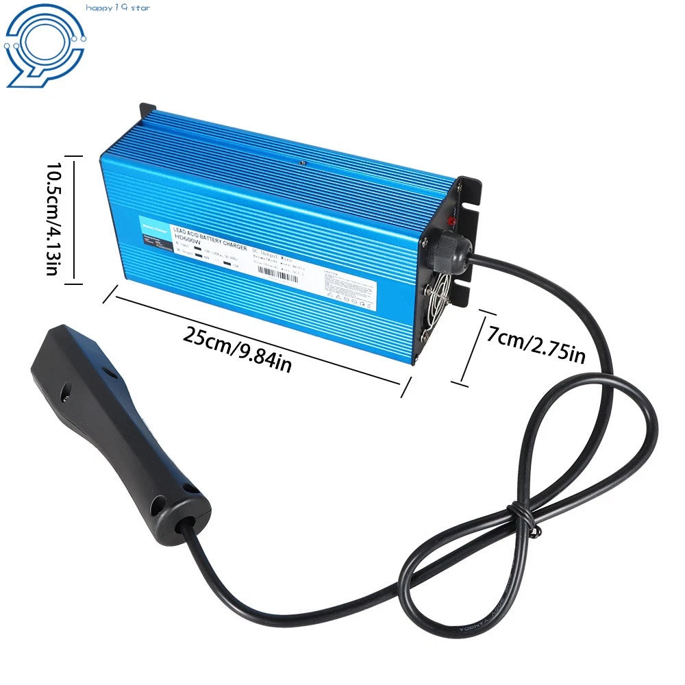10 Amp Battery Charger for E-Z-Go RXV Golf Carts (48 Volt)
