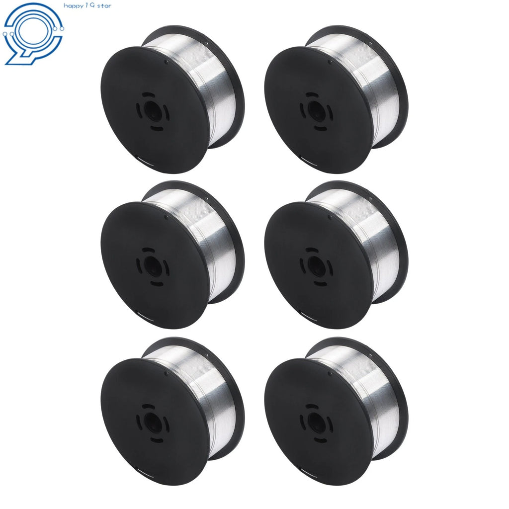 6 Pack ER4043 MIG Aluminum Welding Wire 0.035" (0.9 mm) 1 Lbs Roll