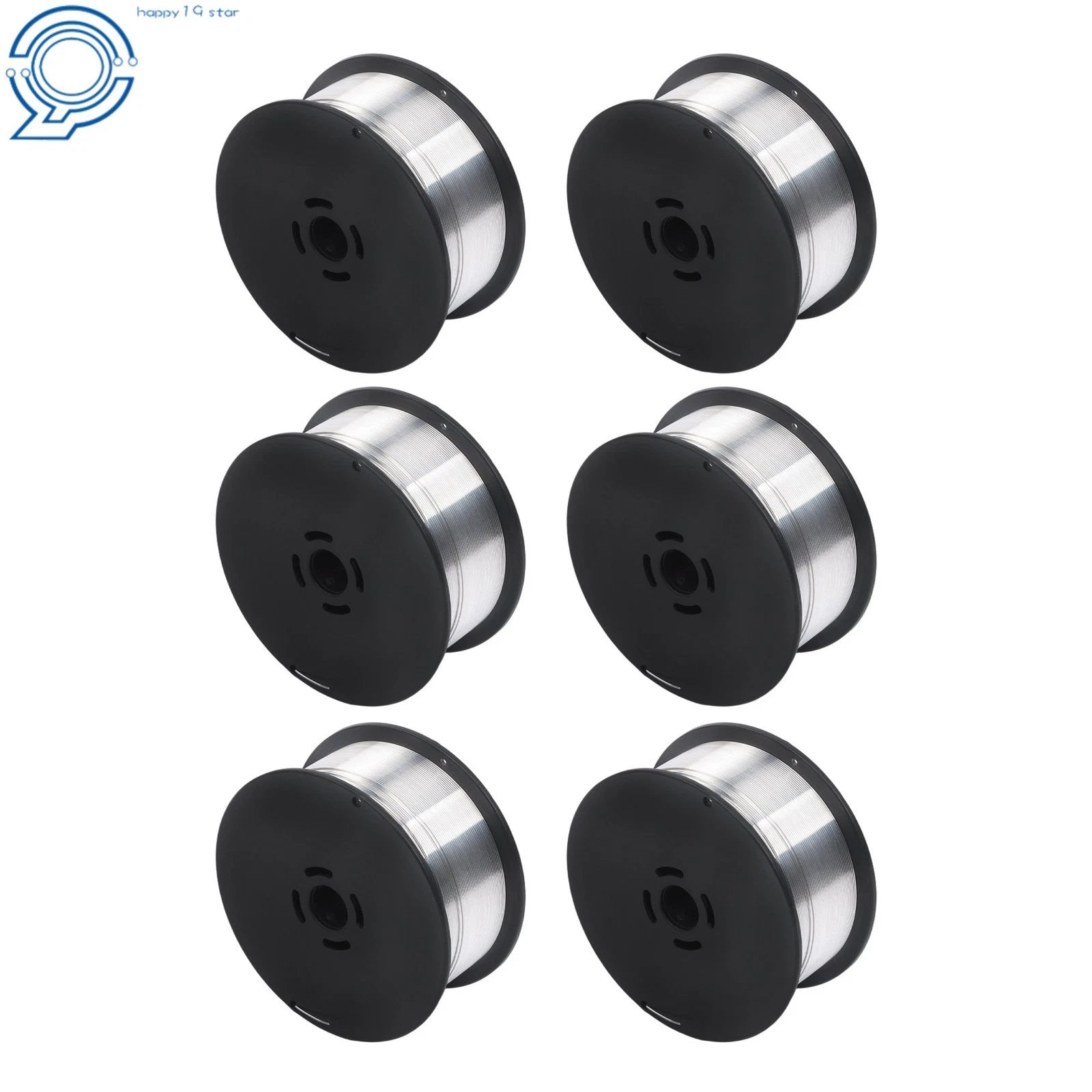 6 Pack ER4043 MIG Aluminum Welding Wire 0.035" (0.9 mm) 1 Lbs Roll