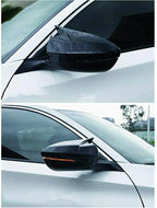 Gloss Black OX Horn Rearview Mirror Cover Trim for Honda Accord (2018–2020)