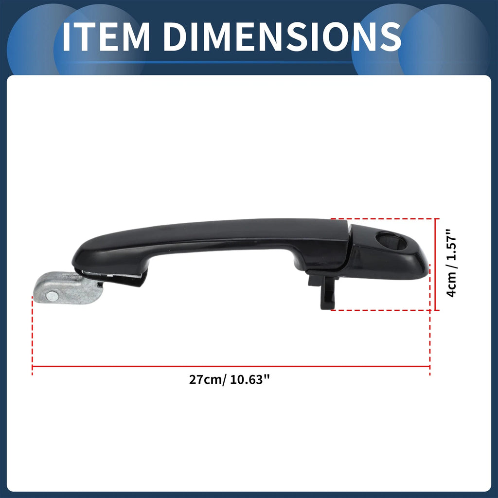 Front Right Exterior Door Handle for Hyundai Accent (2006–2011) 1 Pcs