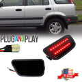 2X Smoked Lens Red LED Side Marker Lights for Honda CR-V (1997–2001)