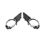 Front Fog Light Bezel Cover  Black/Chrome for Toyota Sienna (2011-2017)