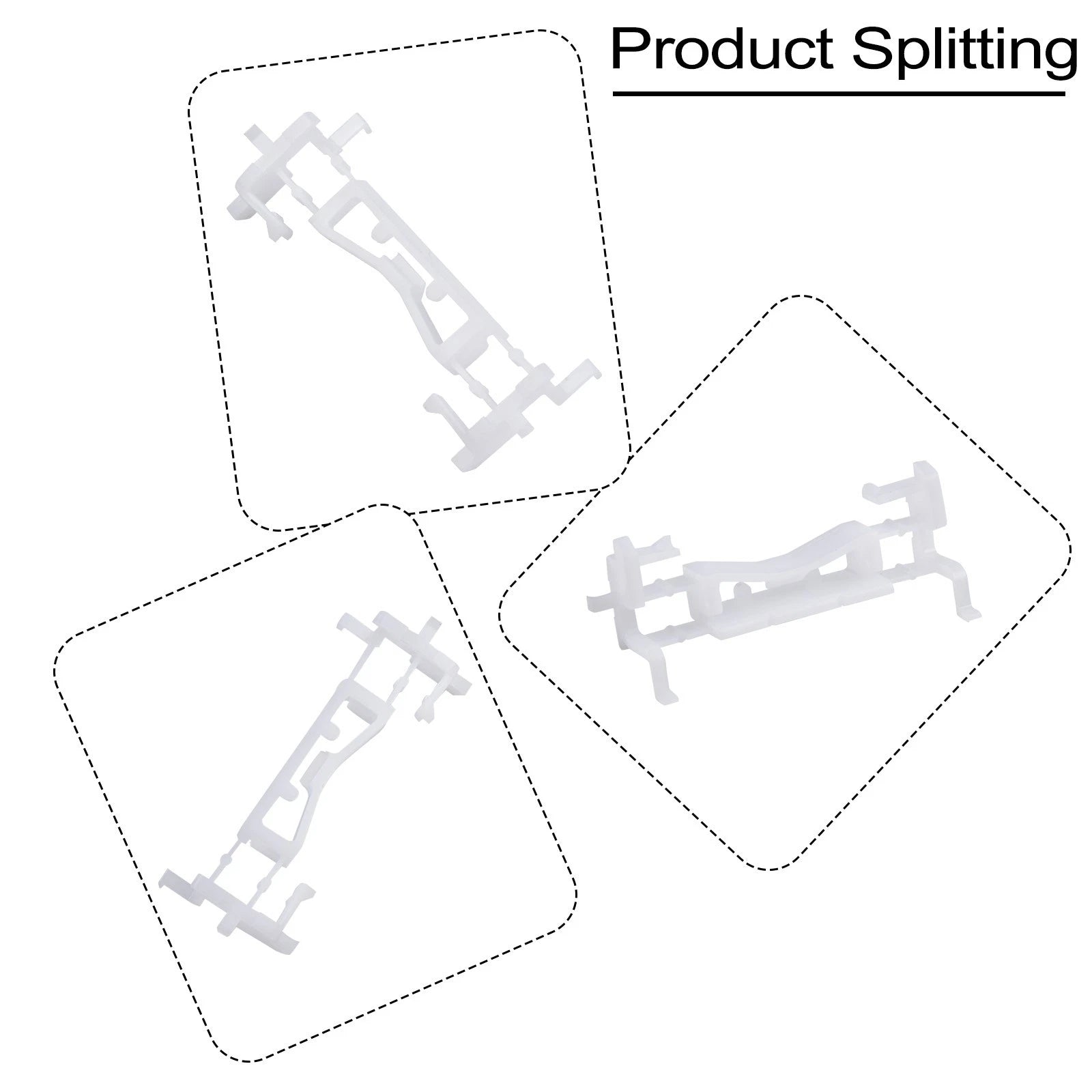 20x Roof Molding Clips 7403A143 for Mitsubishi Lancer, Outlander Sport