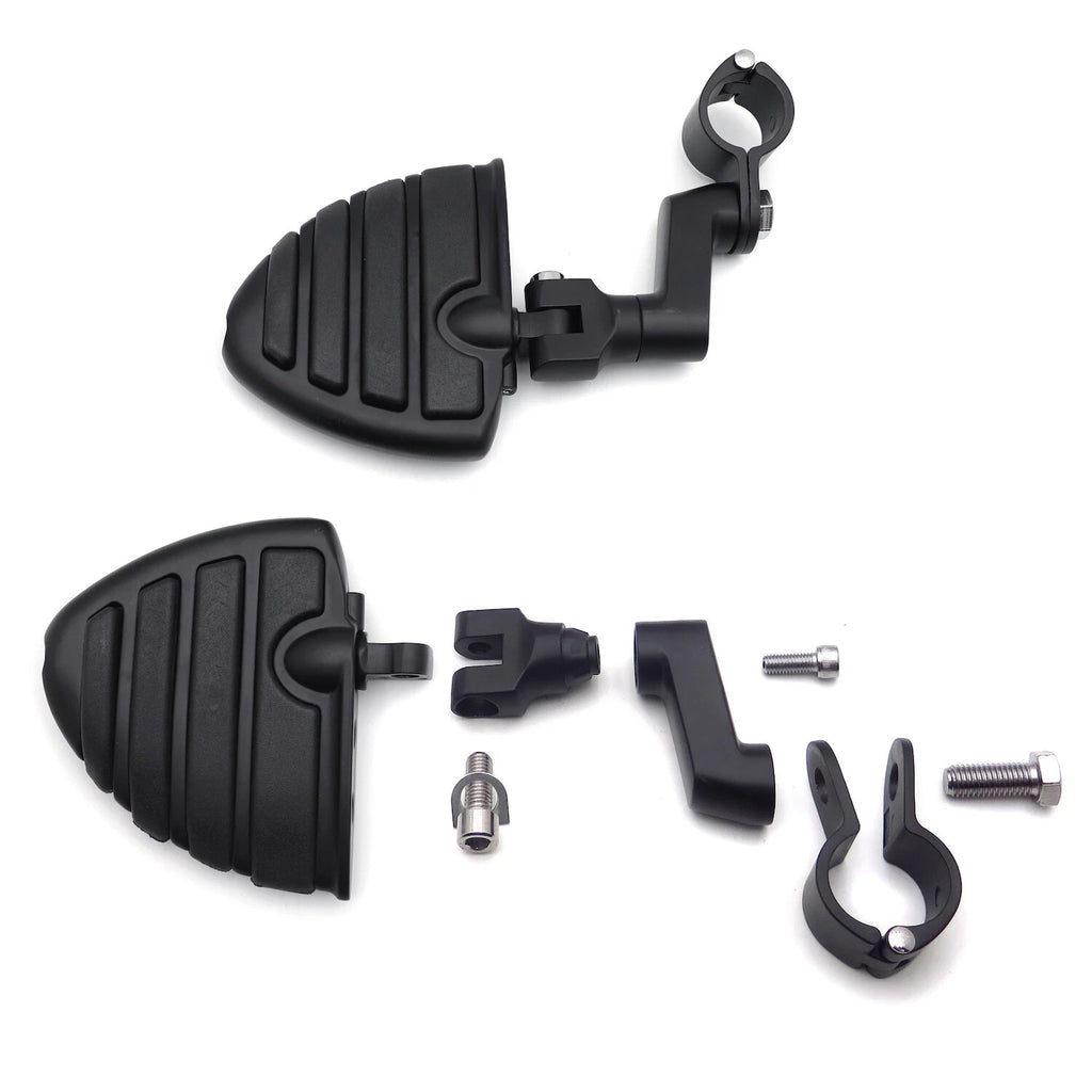 Front Rider 1 1/4" Wing Footpegs Clamps for Yamaha XV1600 XV1700 XV1900 XV750 (1999–2019)