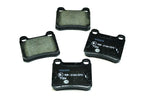 Set of 4 Hella Low-Met Disc Brake Pads for W201 190D 1985–1989, 190E 1985–1993