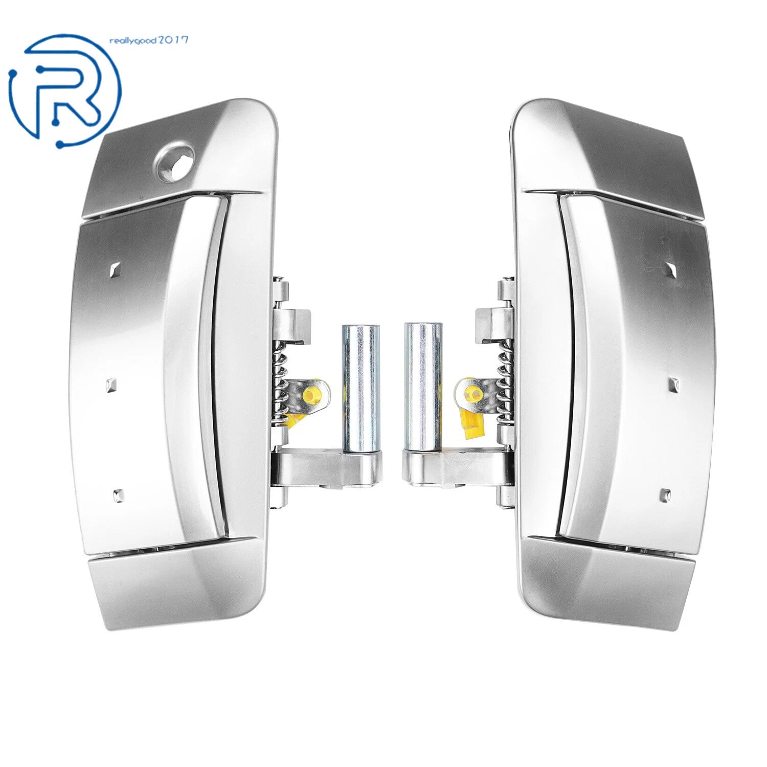 Set of 2 Silver Door Handles for Nissan 350Z (2003–2009)