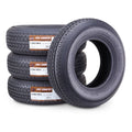 Set of 4 Trailer Tires ST205/75R14 10-Ply E 109N Steel Belted Radial