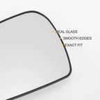 Heated Left Side White Mirror Glass for KIA Ceed (2012–2018)