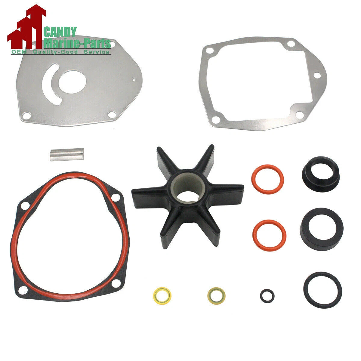 Water Pump Impeller Kit for Mercruiser Alpha One Gen 2 (1983–1990) 47-43026Q06