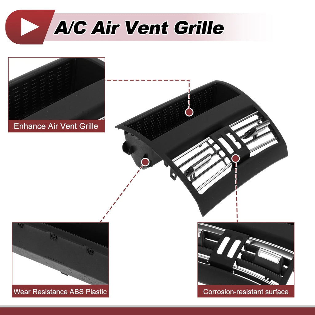Rear Center Console Air Outlet Vent Grille No. 64229172167 for BMW 520i 528i (2011–2017)