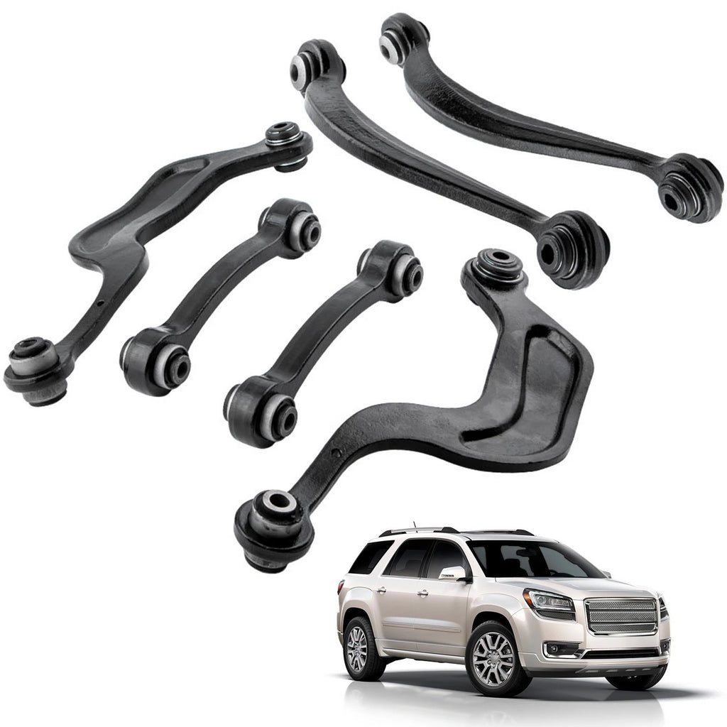Set of 6 Rear Upper Control Arms for GMC Acadia Chevrolet Traverse (2007–2017)