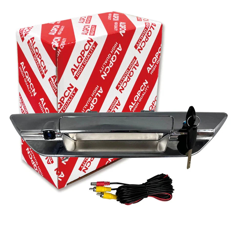 Chrome Tailgate Handle with Lock Key Cylinder for Toyota Hilux Revo (2015)