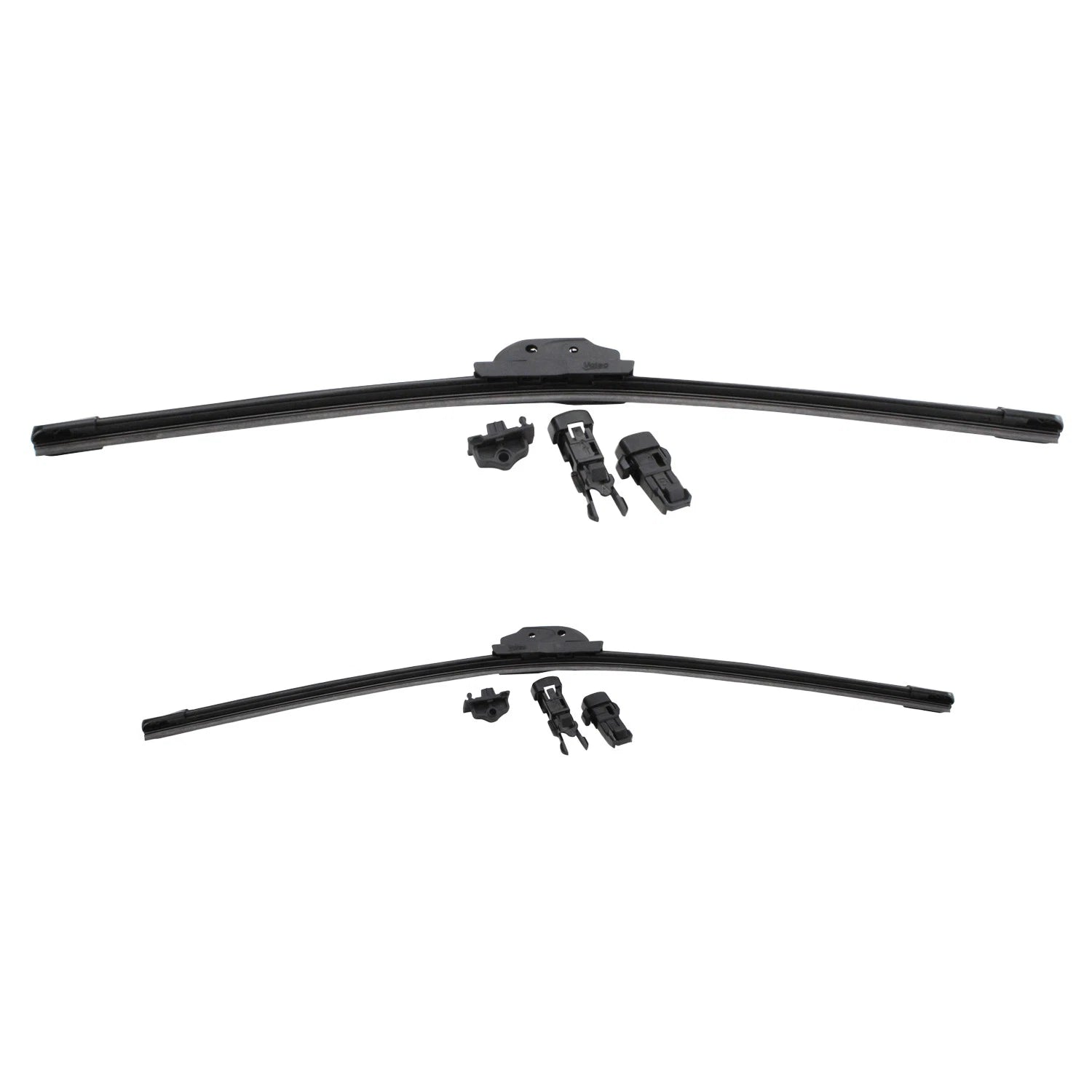2X Valeo Beam Titanium 21" & 24" Windshield Wiper Blades for