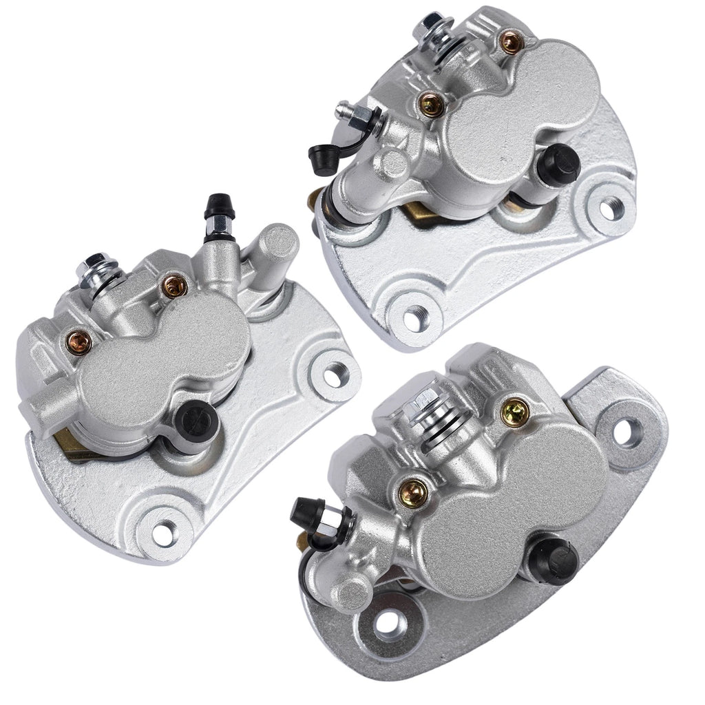 Set of 2 Front & Rear Brake Calipers with Pads for Can-Am Commander 800 (2011-2020)