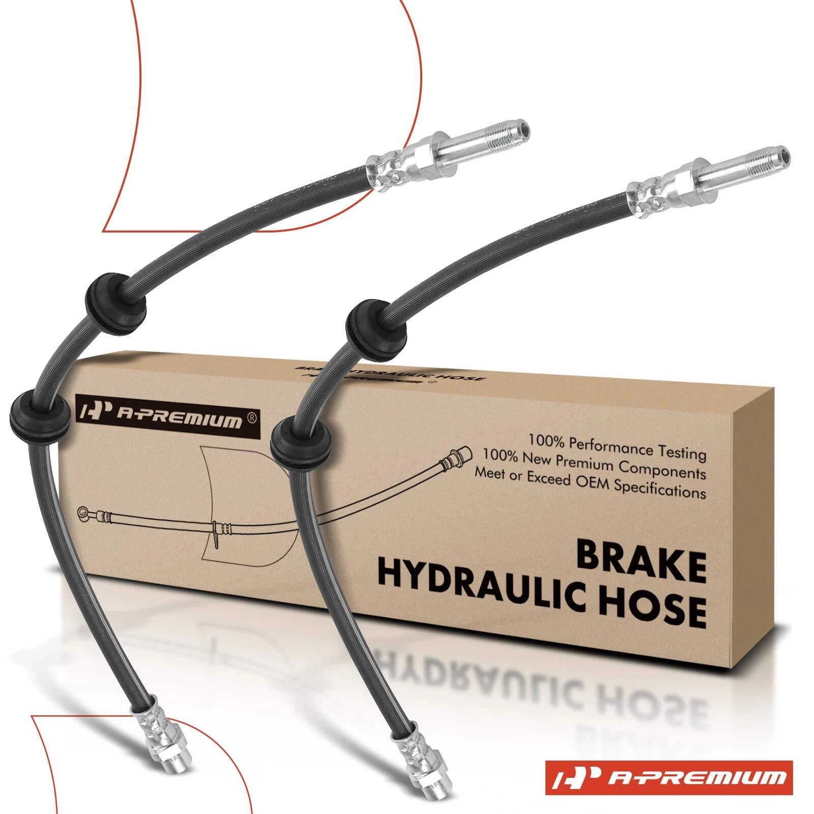 2X Rear Brake Hydraulic Hose for BMW F48 X1 (2017–2019) F39 X2 Mini Cooper