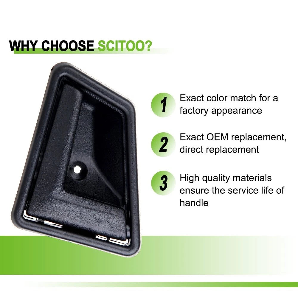 1Pc Right Side Door Handle for Chevy Geo Sidekick (1995–1997) Black