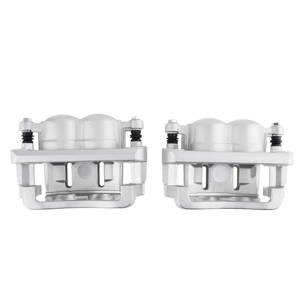 Set of 4 Rear Front Brake Calipers with Bracket for Ford F-250 F-350 (2008–2012)