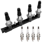 Set of 4 Ignition Coils & Spark Plugs for Chevy Cruze Sonic Aveo5 (2009–2018)