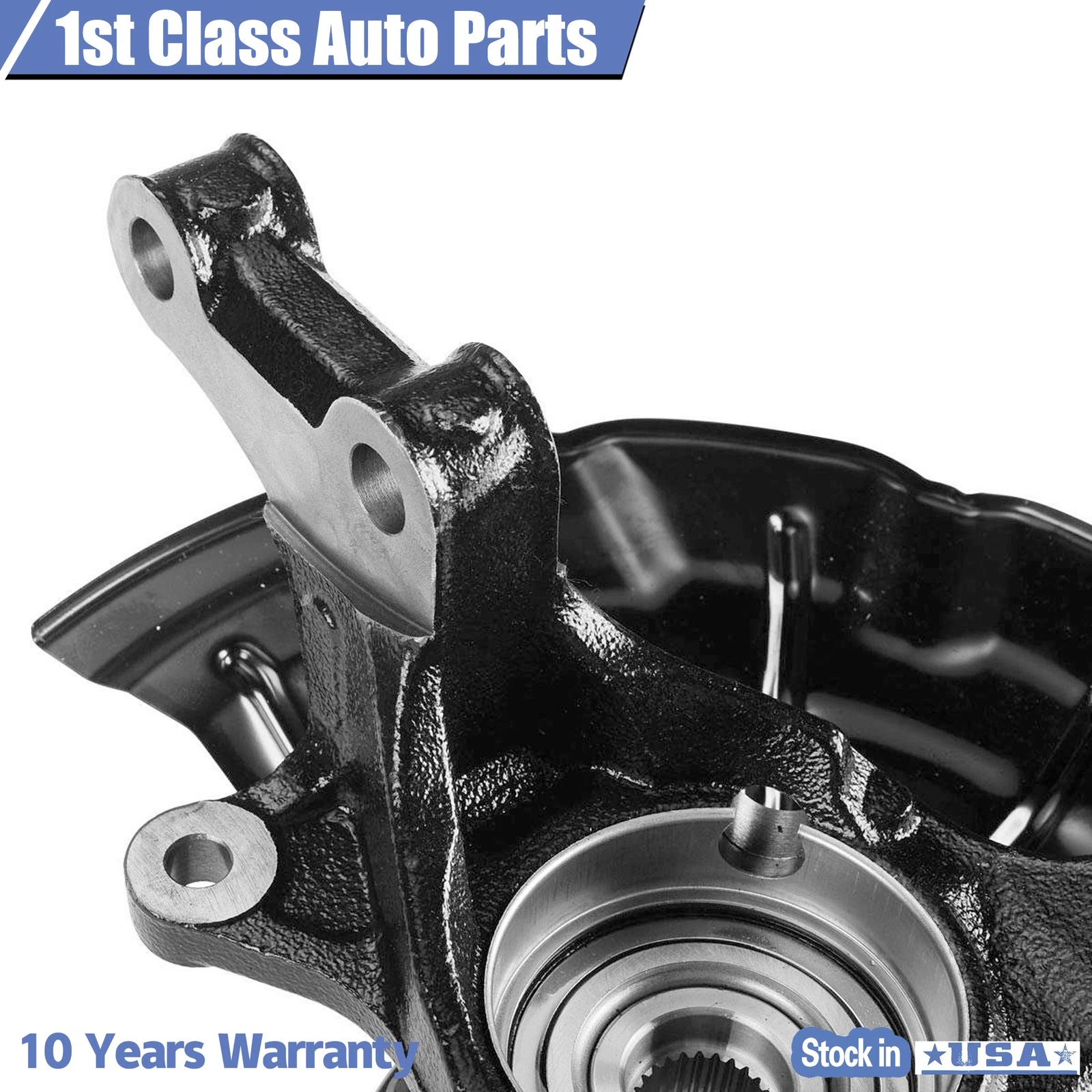 Set of 2 Front Left & Right Wheel Hub Steering Knuckles for Toyota Camry (2012–2017)
