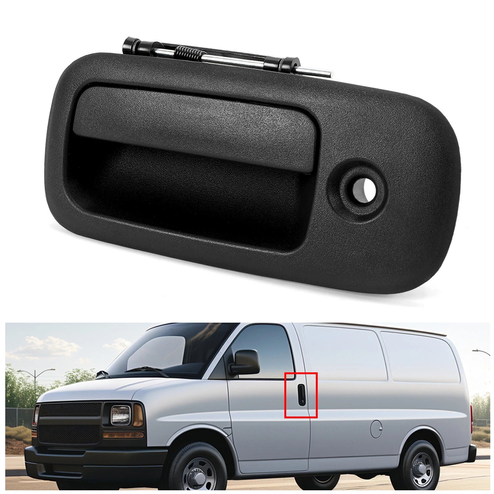 Front Driver LH Outside Door Handle for Chevy Express GMC Savana (1996–2009)