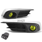 Fog Lights Pair for Honda Civic FC1 (2016) - Yellow Lens, Cover, Switch