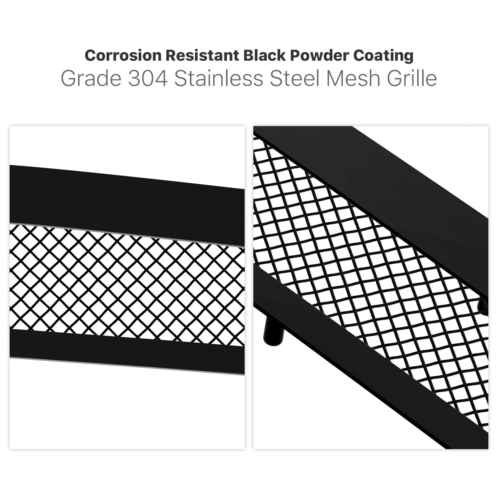 Stainless Black Mesh Grille Insert for Dodge Challenger (2011-2014)