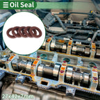 Set of 5 Oil Seal Rotary Shaft Seal FKM Rubber 27x42x7mm