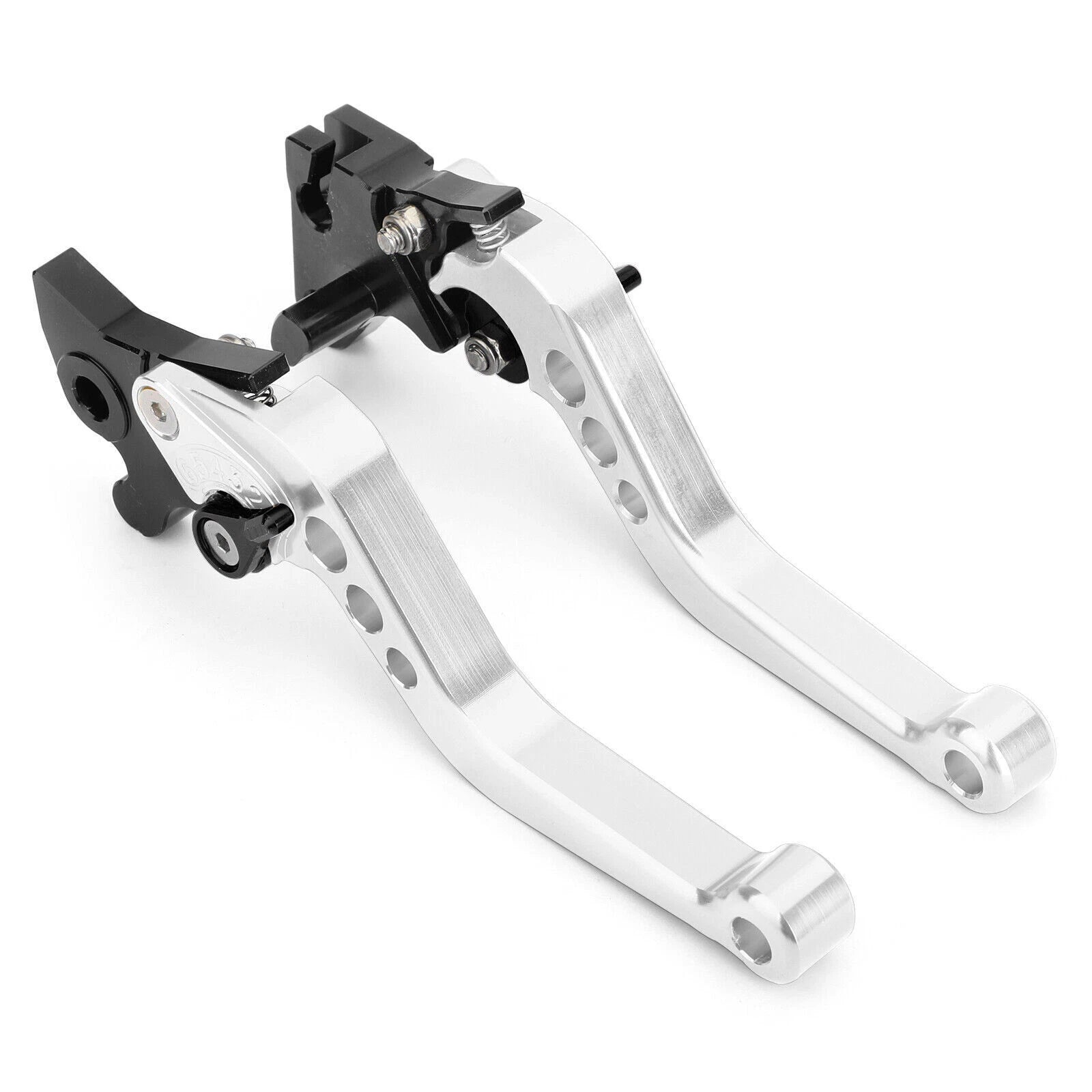 Set of 2 Brake Clutch Levers for Yamaha YZF-R15 (2008–2014) Silver T9