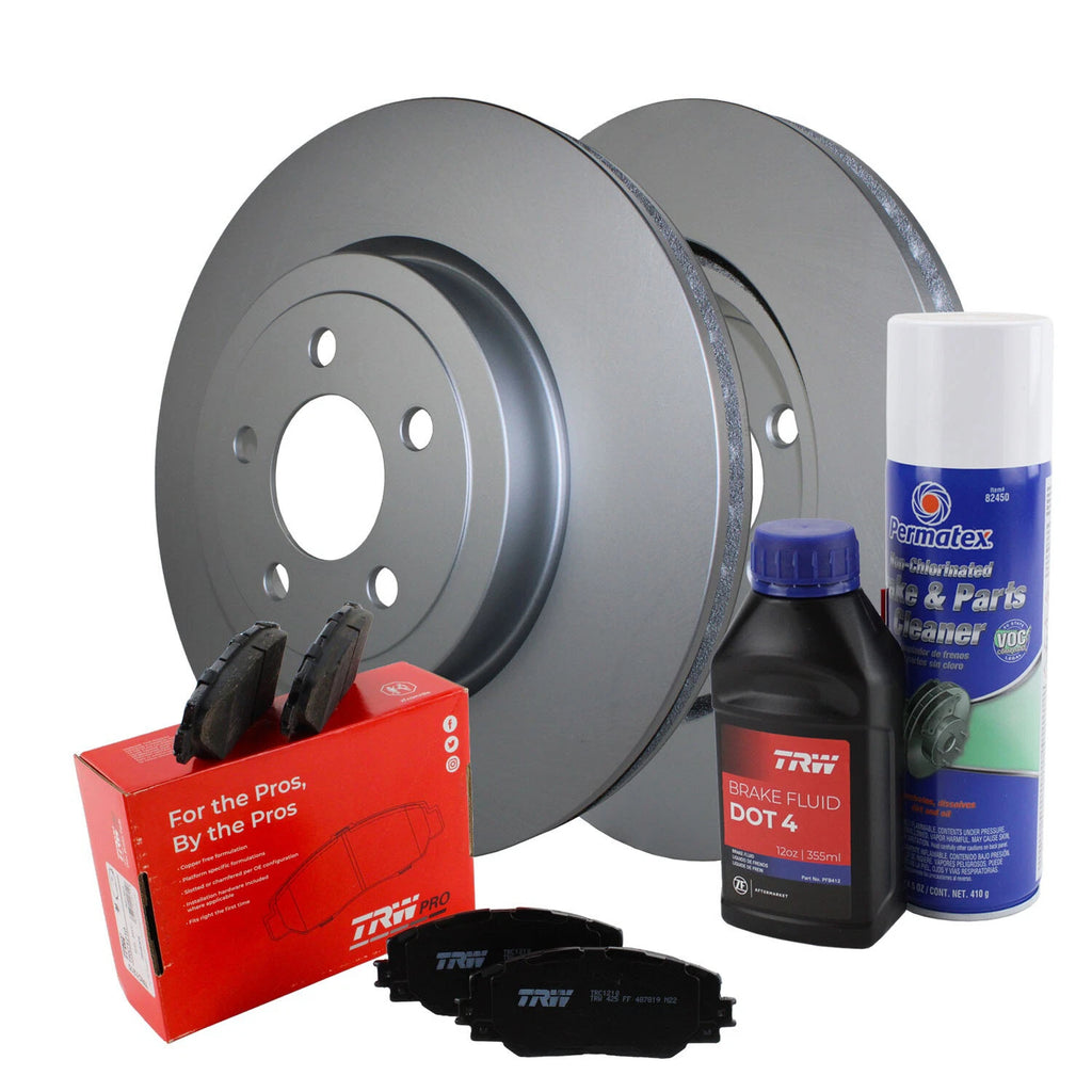 Front Brake Kit 345mm Rotors & TRW Pro Ceramic Pads for Chrysler Dodge
