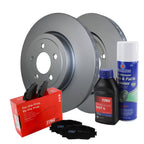 Front Brake Kit 345mm Rotors & TRW Pro Ceramic Pads for Chrysler Dodge