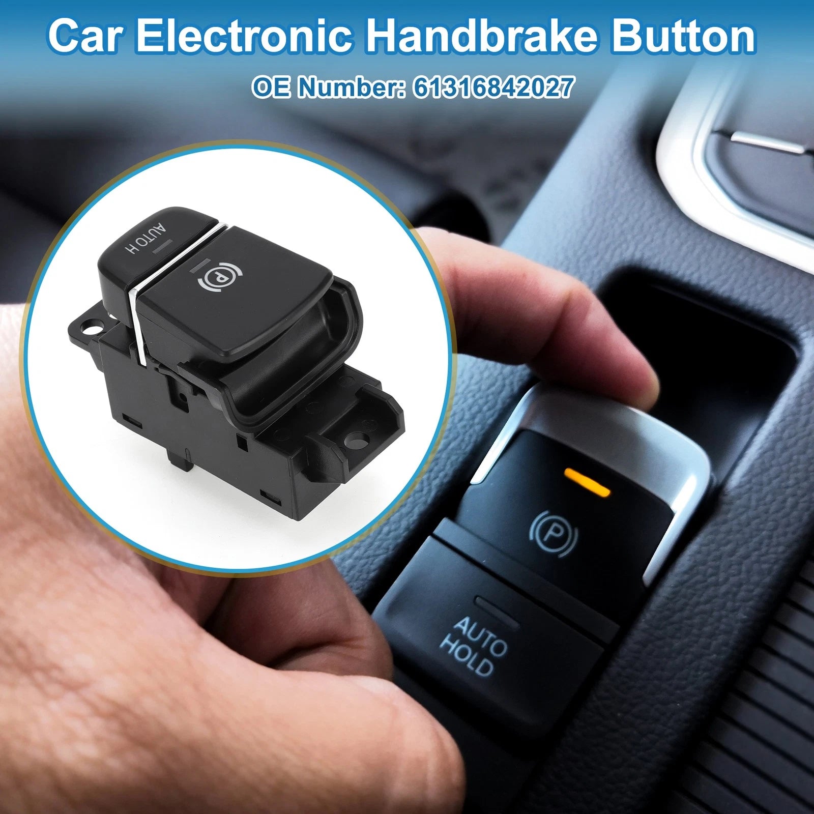 Brake Button Parking Switch No.61316842027 for BMW 540i (2017–2020)