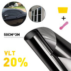 Window Tint Roll 20" x 10ft 20% VLT Black for Auto