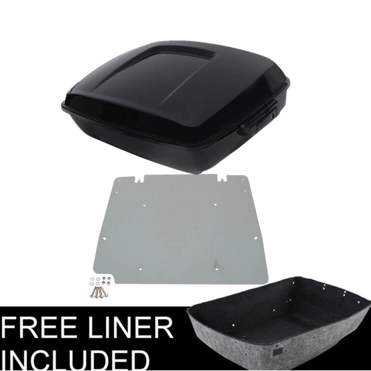 Chopped Trunk Base Plate for Harley Electra Road Glide (2014–2025)