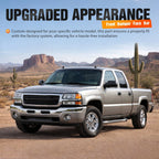 Front Bumper Impact Bar for GMC Sierra 1500 2500 HD (2003–2007) w/Fog Light Hole