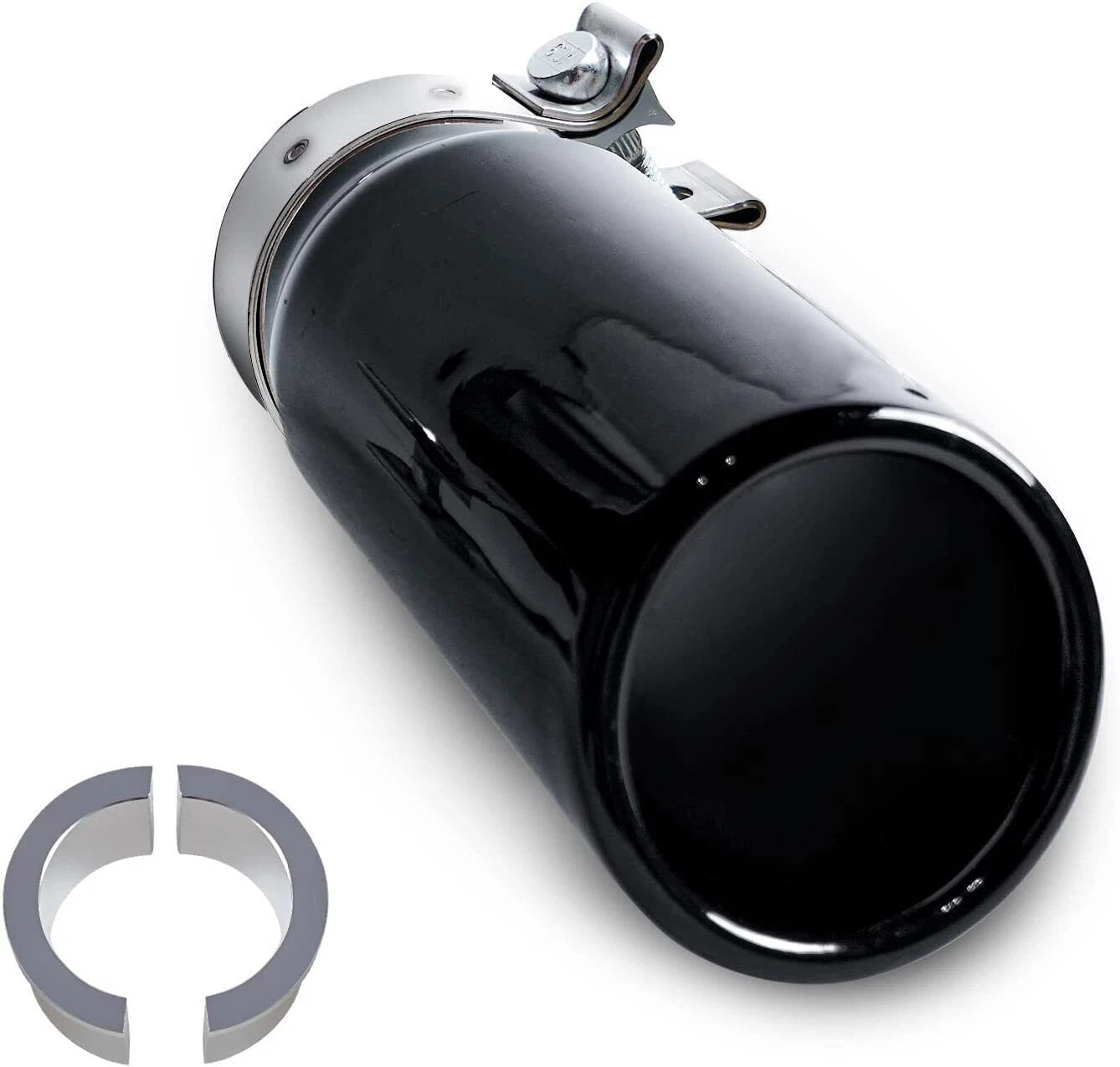 6.9" Short Black Exhaust Tip PT932-35180-02 for Toyota Tacoma (2005–2023)