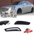 Smoke Lens LED Side Marker Lights for Cadillac CTS CTS-V (2003–2007)