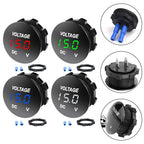 LED Digital Modified Voltmeter for 12V/24V Vehicles (Compatible)