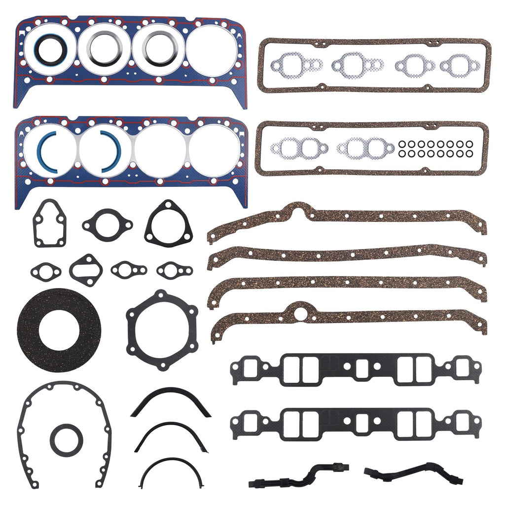 Overhaul Cylinder Gasket Kit for Chevy Small Block 283-350 (1955–1980)