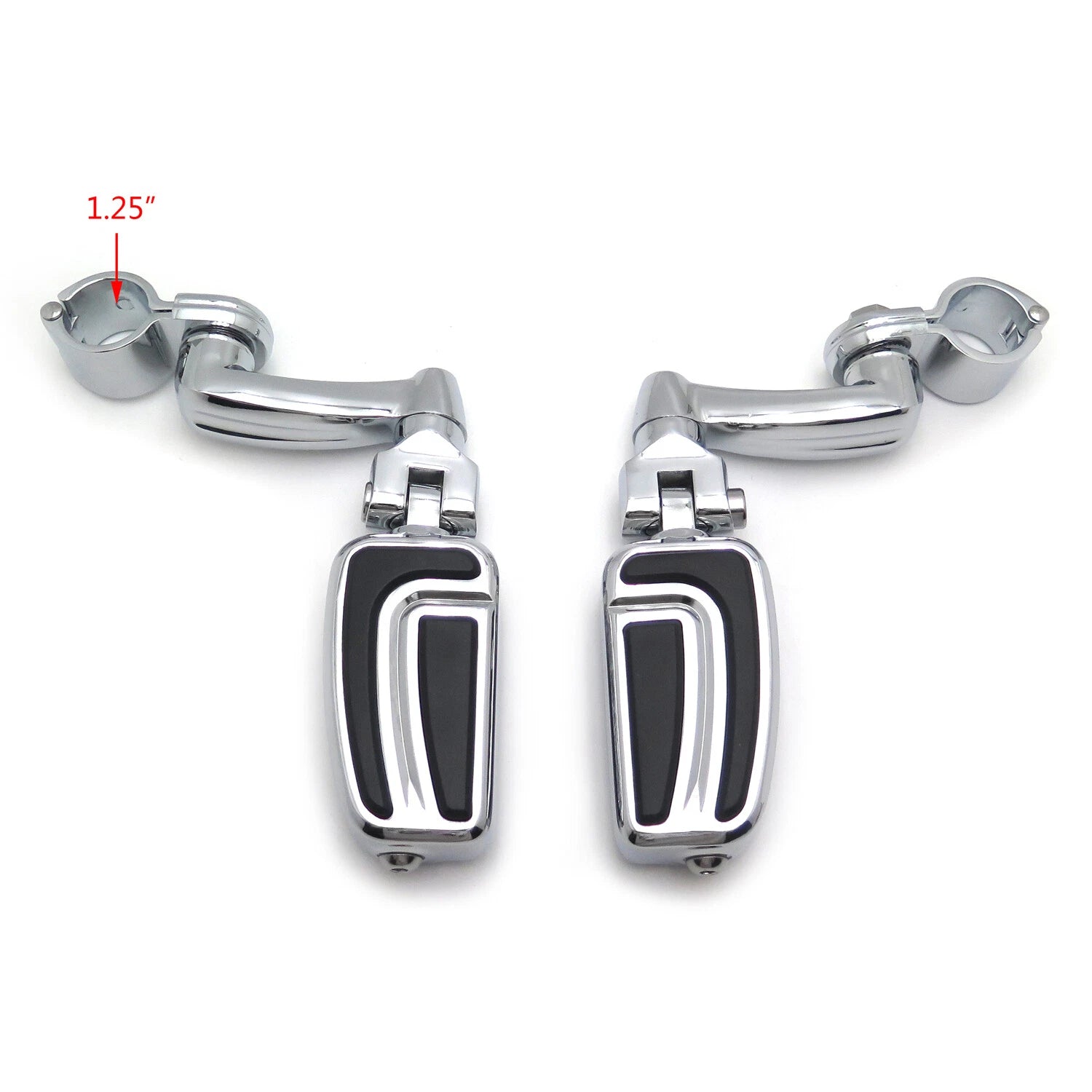 Airflow Arched Foot Peg Kit 1.25" for Honda Shadow, Harley Road King
