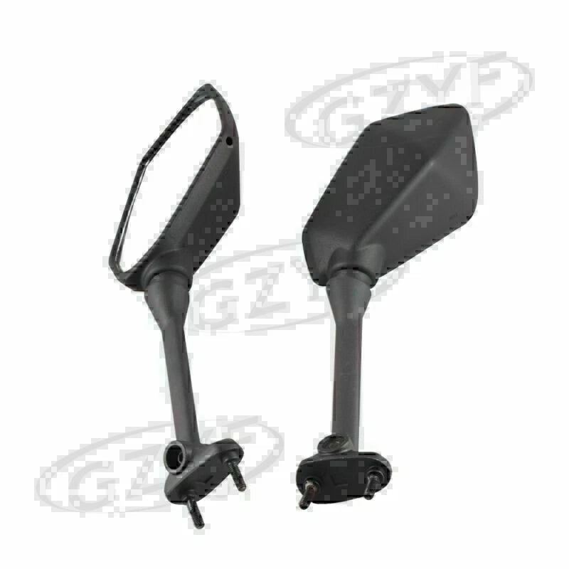 Pair Side Rear View Mirrors for Kawasaki Ninja 650R ER6F (2009–2016) Black
