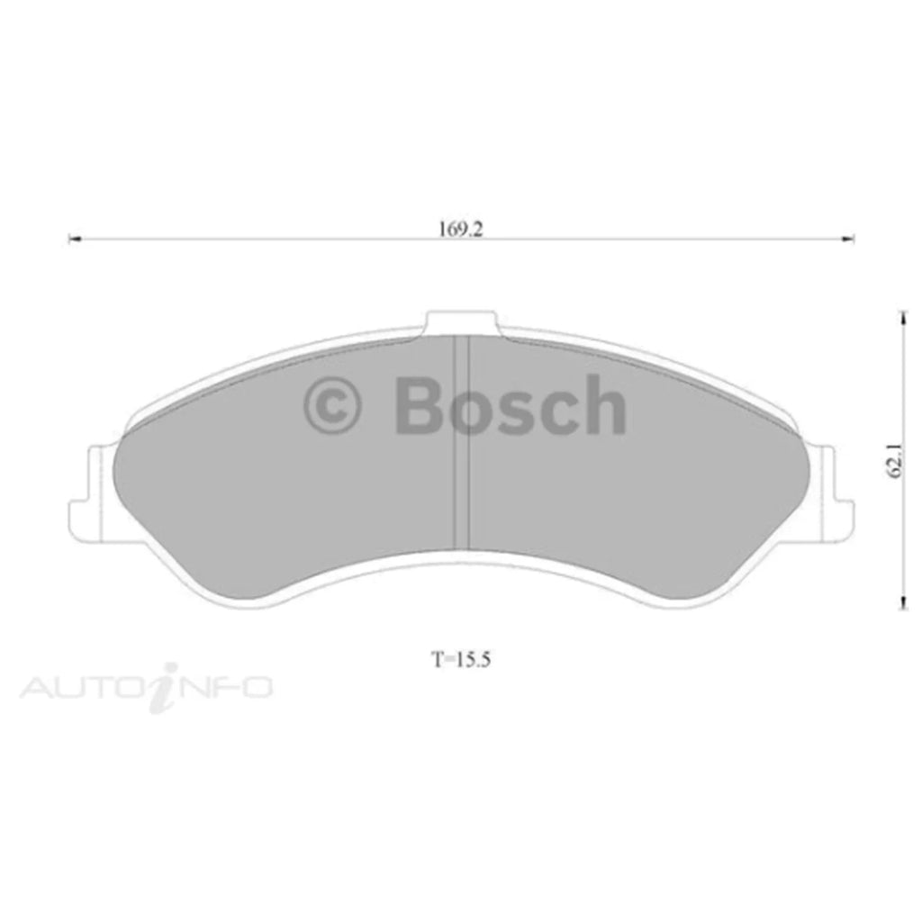 Front Brake Pad Set for Falcon AU Series 2+3 Fairmont Fairlane LTD (1998-2002)